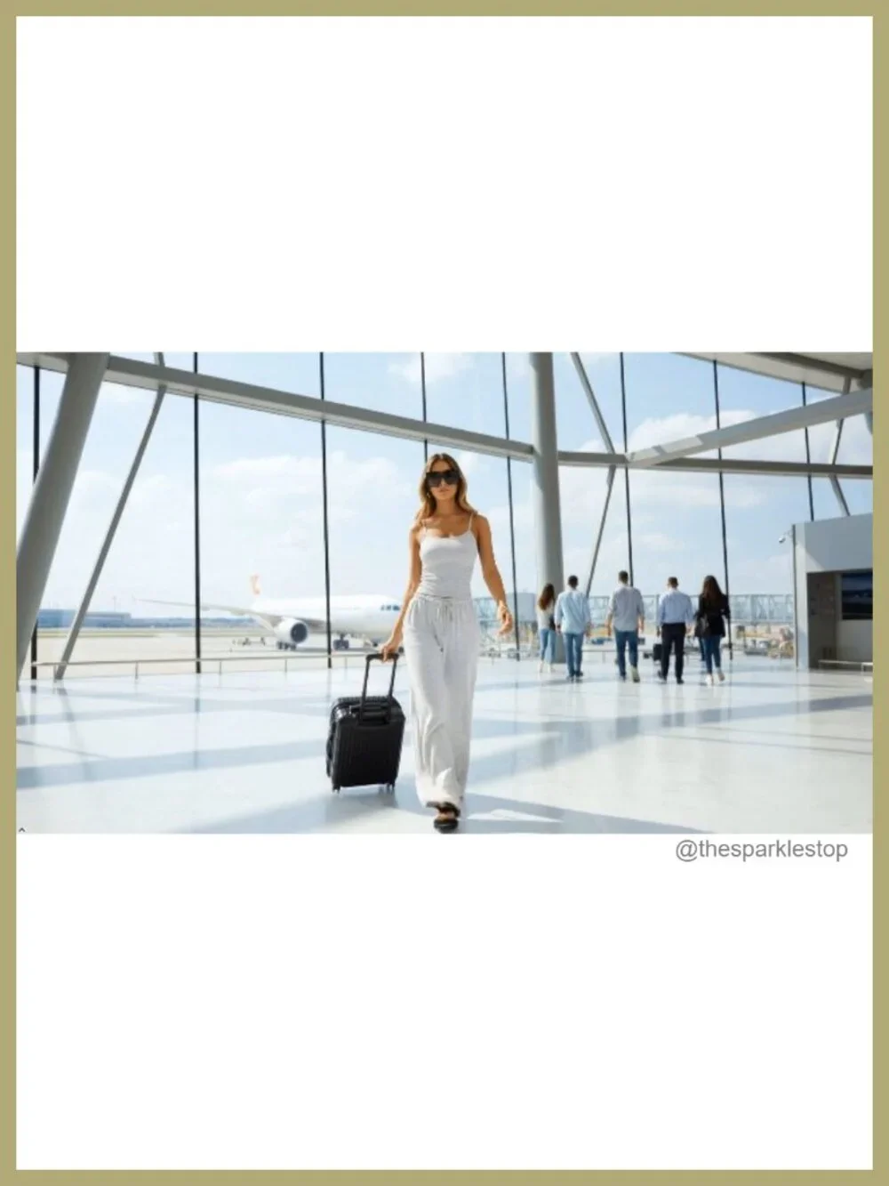 Womens 2 Piece Lounge Set Camisole Top Wide Leg Pants Resort Wear Travel Outfit